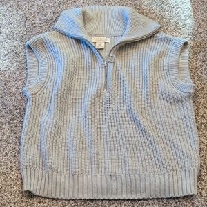 Rachel Zoe Light Gray Knit Vest